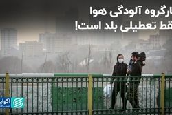 کارگروه آلودگی هوا فقط تعطیلی بلد است!